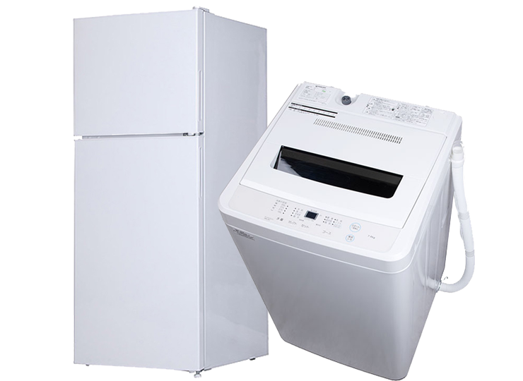 送料設置無料❗️業界最安値✨家電2点セット 洗濯機・冷蔵庫146-